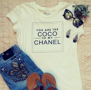 Coco to my Chanel T-shirt